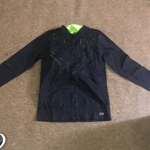 Marika zip up track work out jacket